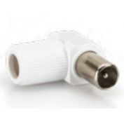 CONECTOR MACHO TV ANGULAR ASLO #9,5 MM.