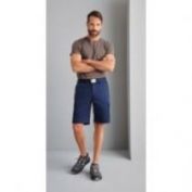 BERMUDAS CONFORT FIT ALGODON MONZA 1132 AZUL MARINO