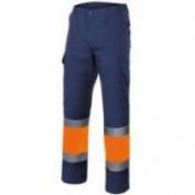PANTALON AV MULTIBOSILLOS VELILLA 157 MARINO-NARANJA