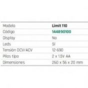 COMPROBADOR DE TENSIÓN DIGITAL #LIMIT 110