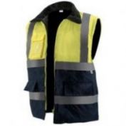 PARKA AV IMPERMEABLE COMBINADA TB SONG MARINO-AMARILLO
