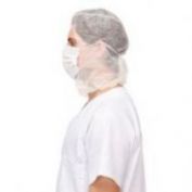 CAPUZ DESECHABLE POLIPROPILENO 20 GR CON MASCARILLA PACK 100 UD