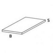 PLETINA PVC BLANCO 1 MT