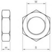 TUERCA BAJA DIN 936 C.8
