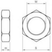 TUERCA BAJA DIN 936 INOX