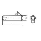 ESPARAGO ALLEN DIN 913
