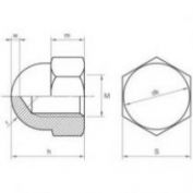 TUERCA CIEGA DIN-1587 Z