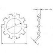 ARANDELA DENTADA A DIN 6797