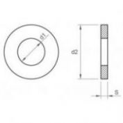 ARANDELA PLANA DIN-125 INOX