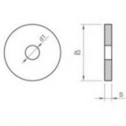 ARANDELA PLANA DIN-9021 NYLON