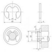 ARANDELA SEGURIDAD DIN 6799