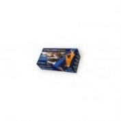 GUANTES DESECHABLES NITRILO GRIP 8,5 GR VALSUR NARANJA CAJA 50 UND