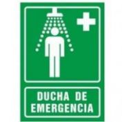 SEÑAL PVC DUCHAS DE EMERGENCIA #21X29 CM.