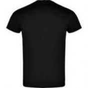 CAMISETA M/C ALGODON HOMBRE ROLY ATOMIC 150 6424 NEGRO