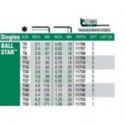 LLAVE TORX EN L BOLA BALLSTAR