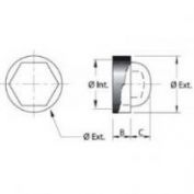 TAPON TORNILLO HEXAGONAL NYLON