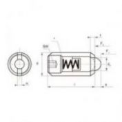 ESPARRAGO POSICIONADOR DESMONT.