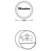 CANDADO REDONDO ARCO OCULTO # MASTER LOCK 6271