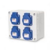 CAJA ESTANCA FAMATEL 4 TOMAS 2P+TT LATERAL