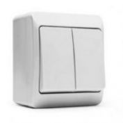 DOBLE INTERRUPTOR ESTANCO 10A-250V BL FAMATEL