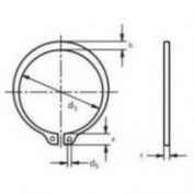 ANILLO SEGURIDAD DIN 471-E INOX