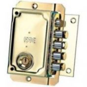 CERRADURA SOBREPONER FAC #S-90 DCHA DORADA