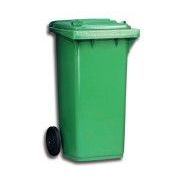 CONTENEDOR BASURA C/TAPA Y RUEDAS 120L.