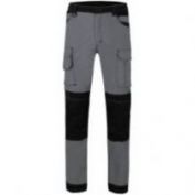 PANTALON CANVAS STRETCH B. FLOTANTES VELILLA 103019S GRIS-NEGRO