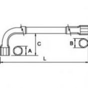 LLAVE PIPA ABIERTA 6C TITACROM EGA