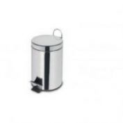 PAPELERA DE PEDAL INOX BRILLO