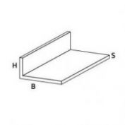 ANGULO L PVC ADH. INOX 19,5X19,5