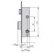 CERRADURA EMBUTIR CVL #3994