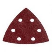 5 HOJAS LIJAR ADHESIVAS TRIANGULAR METABO MADERA+METAL 93X93 MM