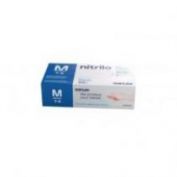 GUANTES DESECHABLES NITRILO 4,5 GR PREMIUM AZUL CAJA 100 UND