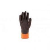 GUANTES LATEX POWER GRAB THERMO JUBA 335 1141X NEGRO/NARANJA 