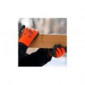 GUANTES LATEX POWER GRAB THERMO JUBA 335 1141X NEGRO/NARANJA 