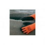 GUANTES LATEX POWER GRAB THERMO JUBA 335 1141X NEGRO/NARANJA 