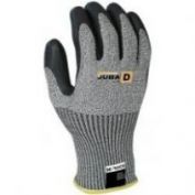 GUANTES LATEX POWER CUT JUBA H4580 2X43D NEGRO T- 9