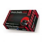 GUANTES DESECHABLES NITRILO GRIP 8,5 GR NEGRO CAJA 50 UND