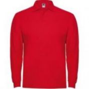 POLO M/L ALGODON HOMBRE ROLY ESTRELLA 6635 ROJO