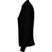POLO M/L ALGODON MUJER ROLY ESTRELLA 6636 NEGRO