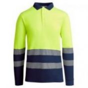 POLO AV M/L ROLY ATRIO LS 9319 MARINO-AMARILLO