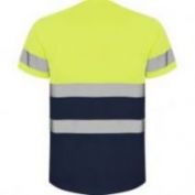 CAMISETA AV TECNICA M/C ROLY DELTA 9310 MARINO-AMARILLO