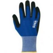 GUANTES BIPOLIMERO AGILITY T-TOUCH JUBA 4115 4121X NEGRO/AZULINA