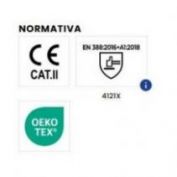 GUANTES BIPOLIMERO AGILITY T-TOUCH JUBA 4115 4121X NEGRO/AZULINA