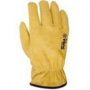 GUANTES PIEL FLOR FORRO WINTER JUBA 406RF 2122X AMARILLO