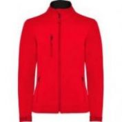 CHAQUETA SOFTSHELL MUJER ROLY NEBRASKA 6436 ROJO