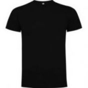 CAMISETA M/C ALGODON HOMBRE ROLY DOGO PREMIUM 6502 NEGRO