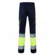 PANTALON AV STRETCH MULTIBOLSILLOS VELILLA 303002S AZUL NAVY-AMARILLO