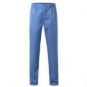 PANTALON PIJAMA BOTON VELILLA 336 AZUL CELESTE